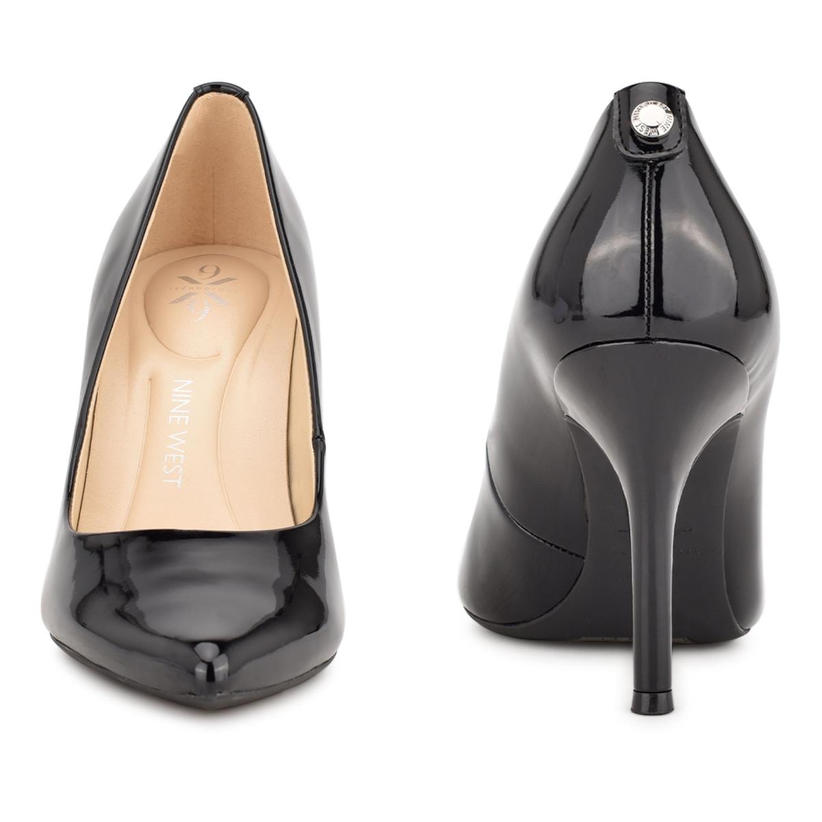 Nine West Fifth 9x9 Pointy Neus Pumps Zwart | 8235EICDL