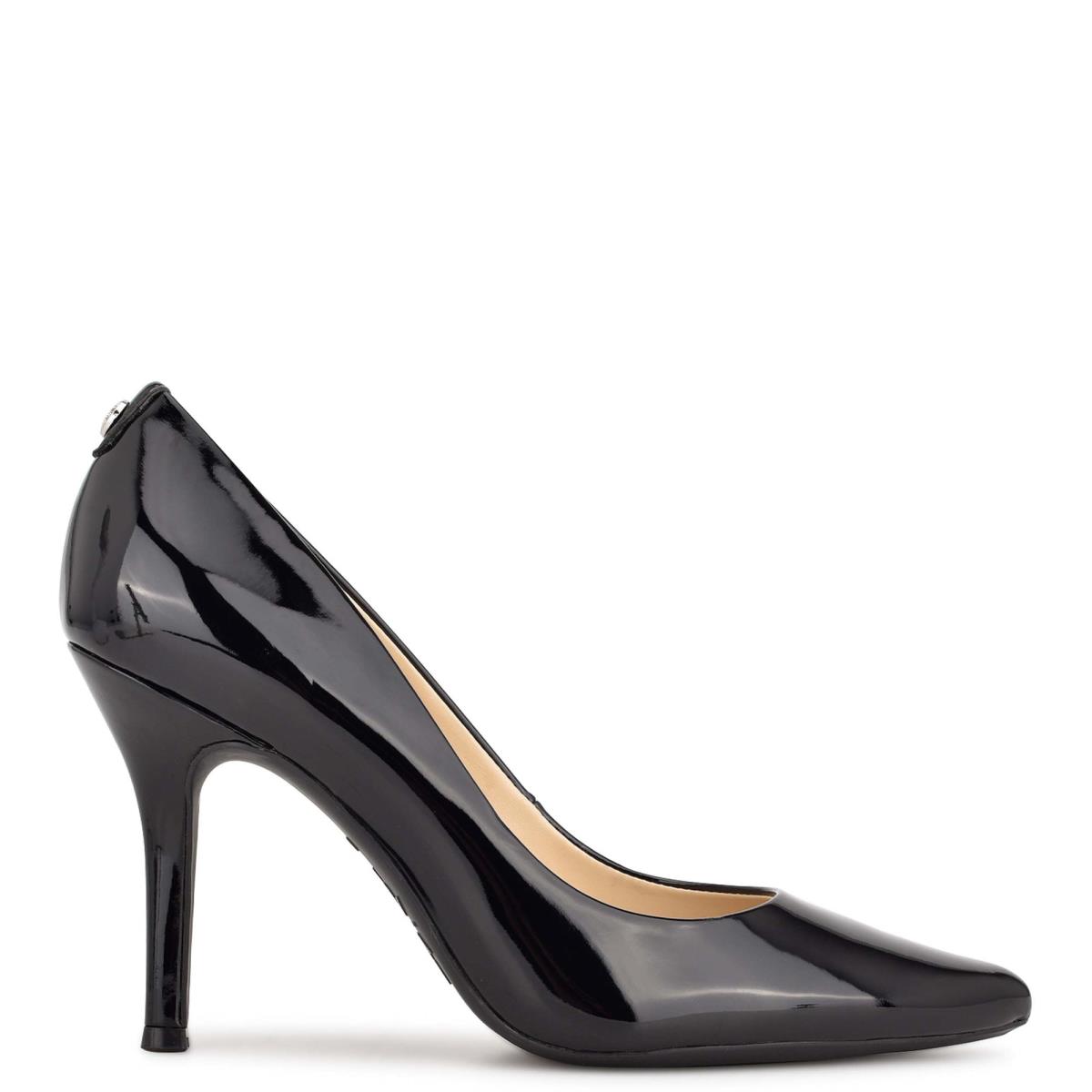 Nine West Fifth 9x9 Pointy Neus Pumps Zwart | 8235EICDL