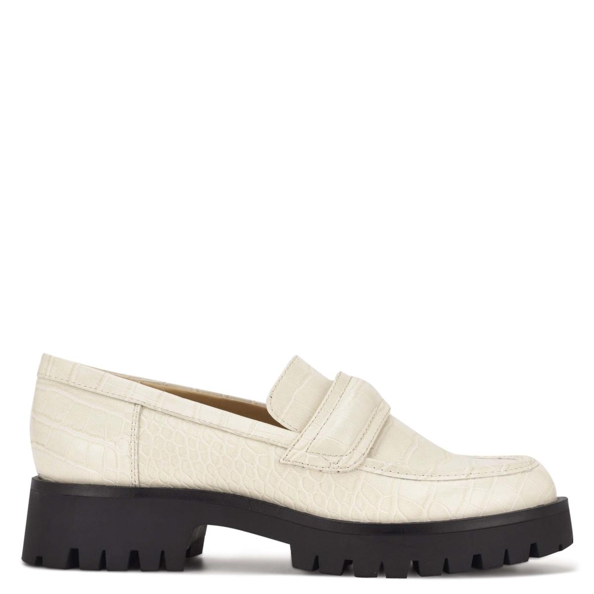 Nine West Garren Lug Sole Loafers Beige | 5468KFQGR