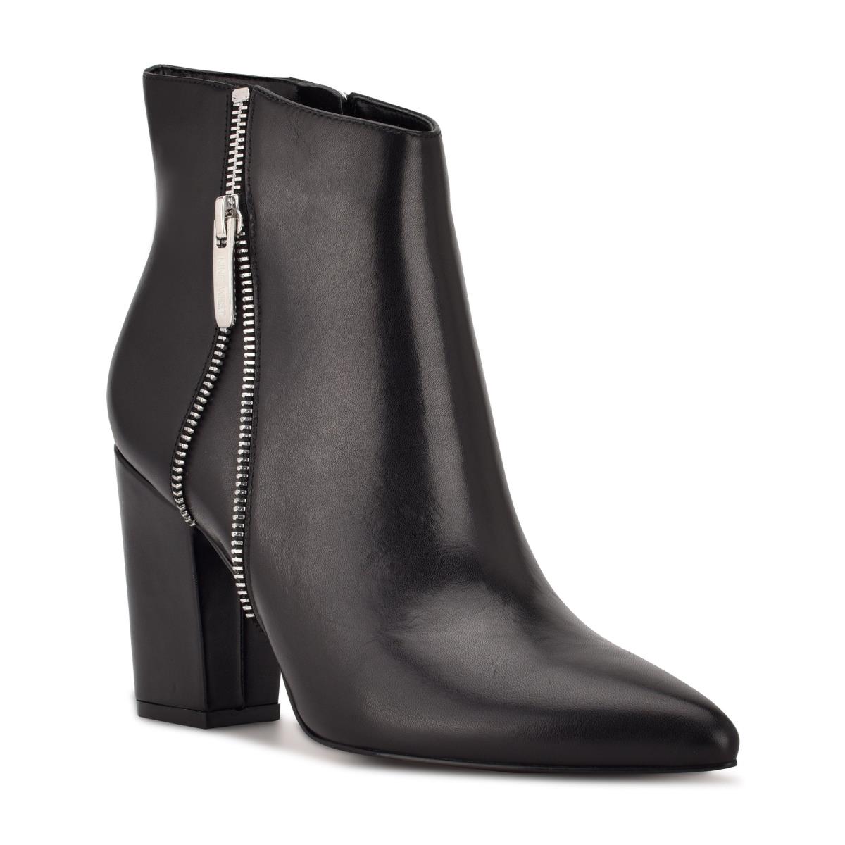 Nine West Glorya Hak Laarzen Zwart | 8910GHJDI