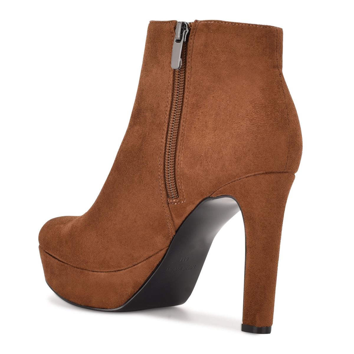 Nine West Glowup Platform Laarzen Bruin | 1705JKYCT