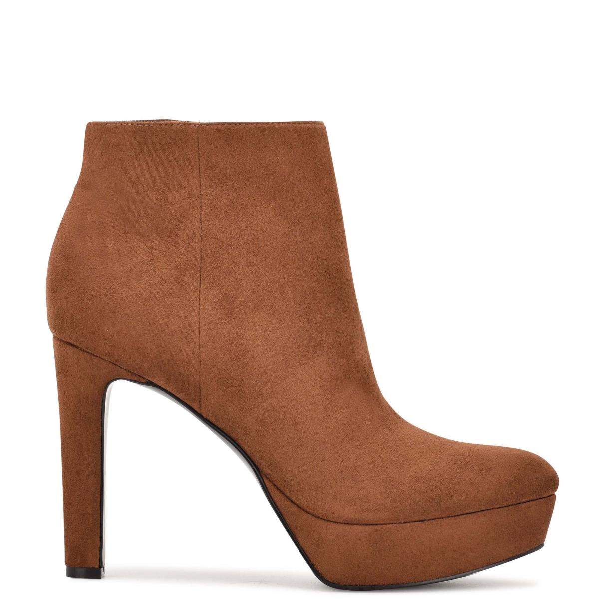 Nine West Glowup Platform Laarzen Bruin | 1705JKYCT