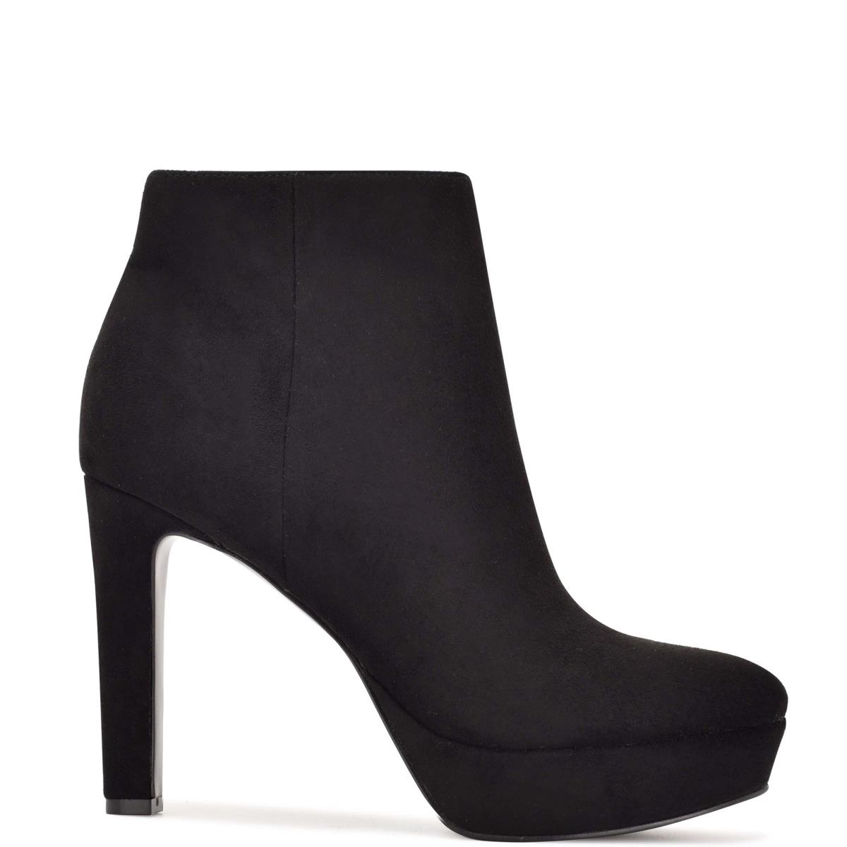 Nine West Glowup Platform Laarzen Zwart | 0378DJNKE