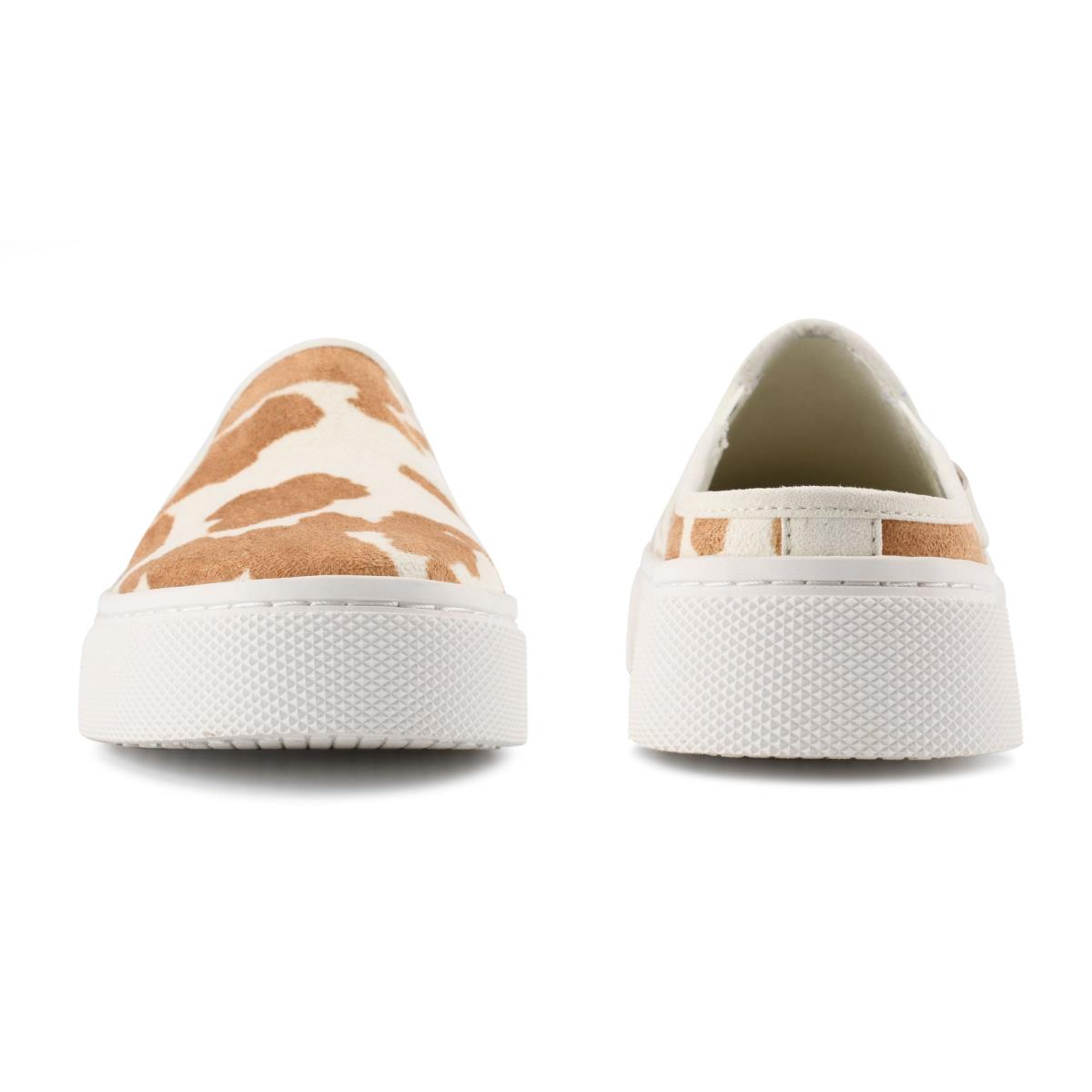 Nine West Hayzel Slip On Sneaker Bruin Wit | 9237PABEM