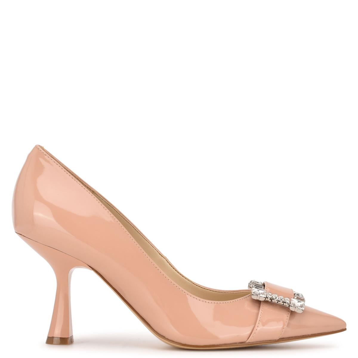 Nine West Helyn Pointy Neus Pumps Skin Color | 8652ZEUTQ