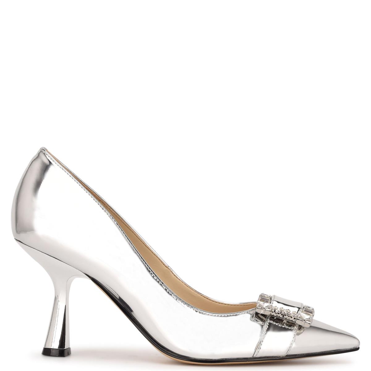 Nine West Helyn Pointy Neus Pumps Zilver | 7581HPNXM