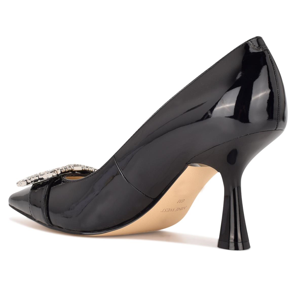 Nine West Helyn Pointy Neus Pumps Zwart | 5069MCINP