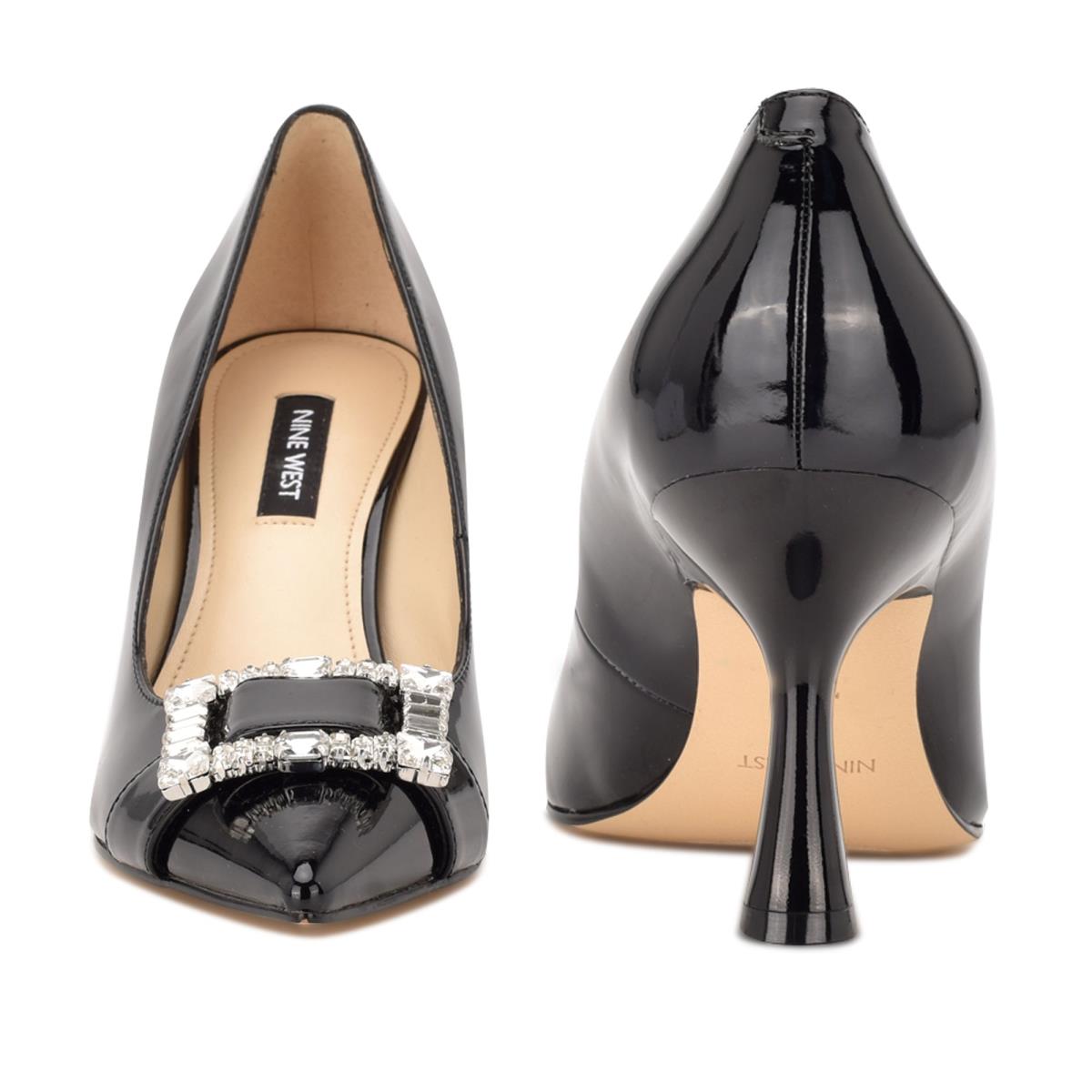 Nine West Helyn Pointy Neus Pumps Zwart | 5069MCINP