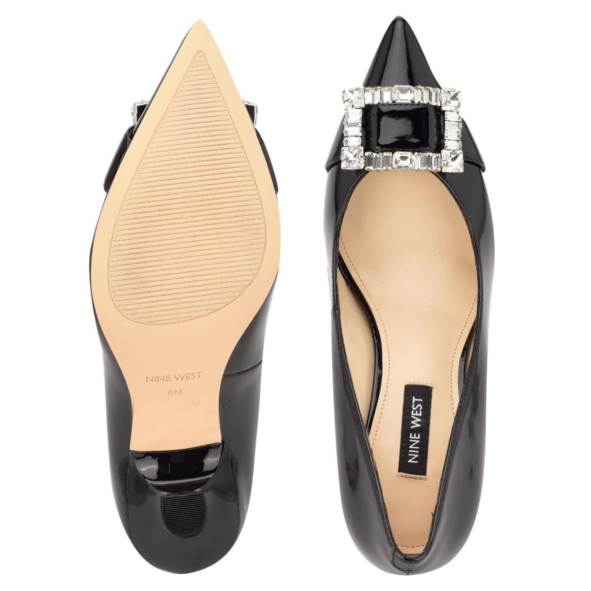 Nine West Helyn Pointy Neus Pumps Zwart | 5069MCINP