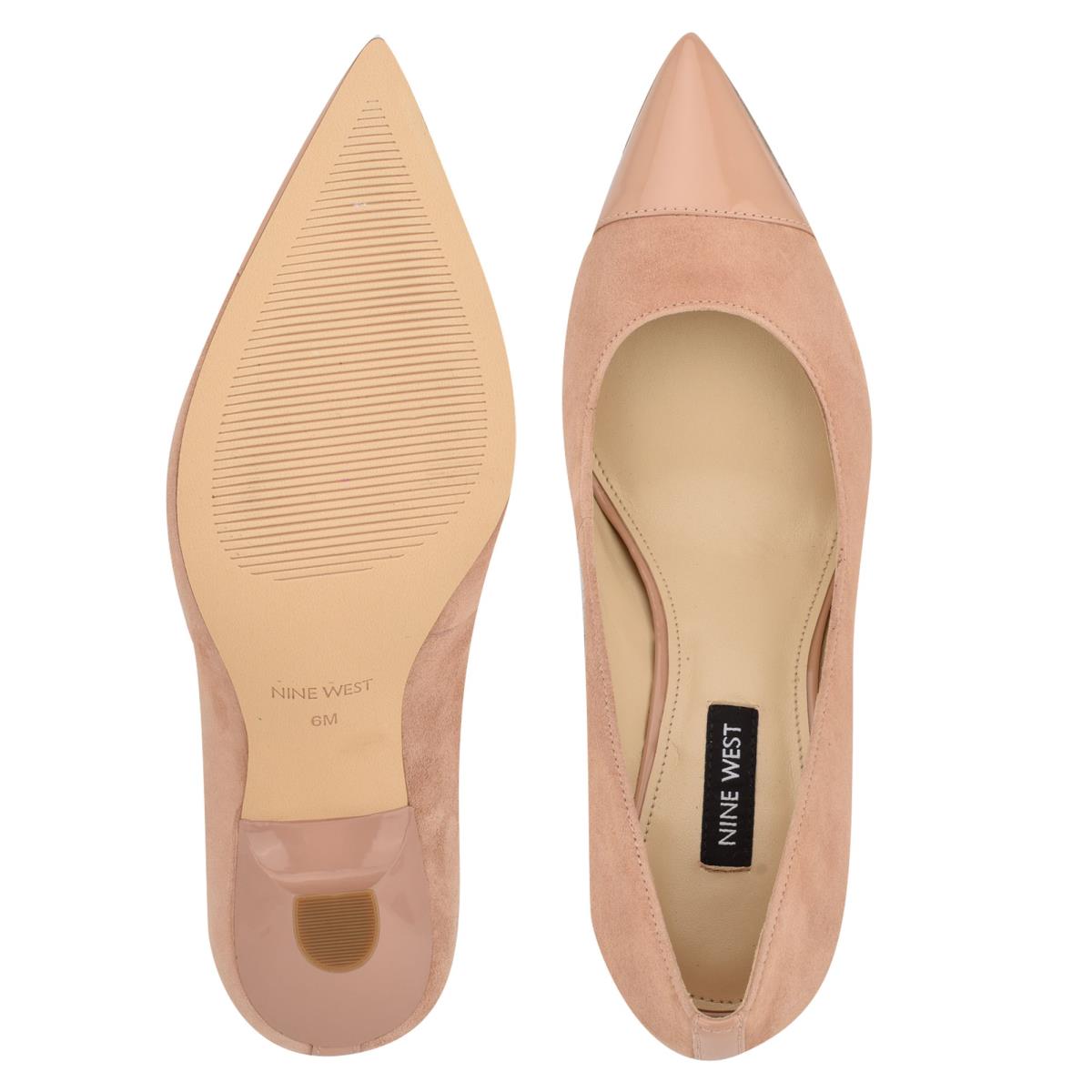 Nine West Hippa Pointy Neus Pumps Beige | 3617NJRCH