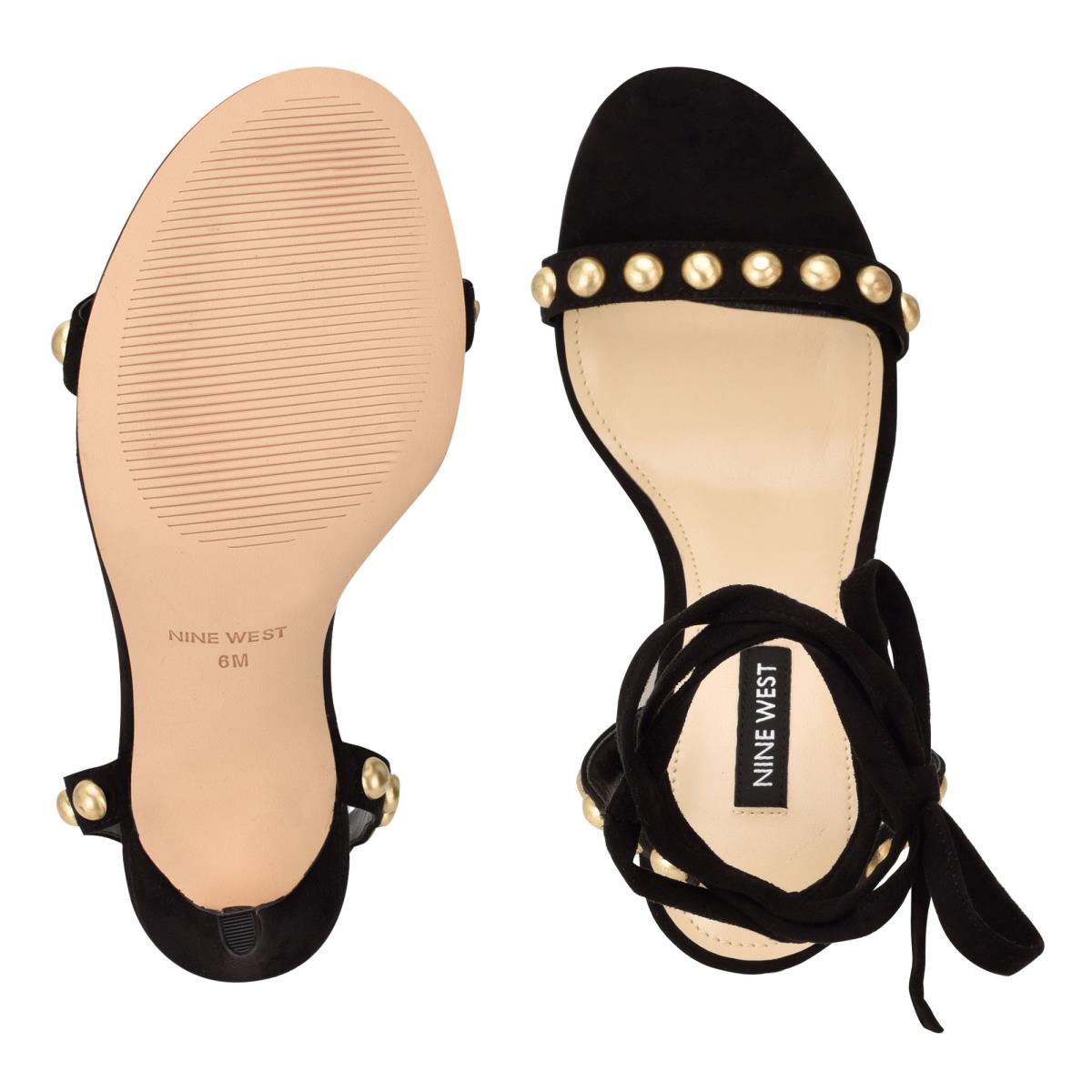 Nine West Istelle Hakken Sandalen Zwart | 5240CUWNI