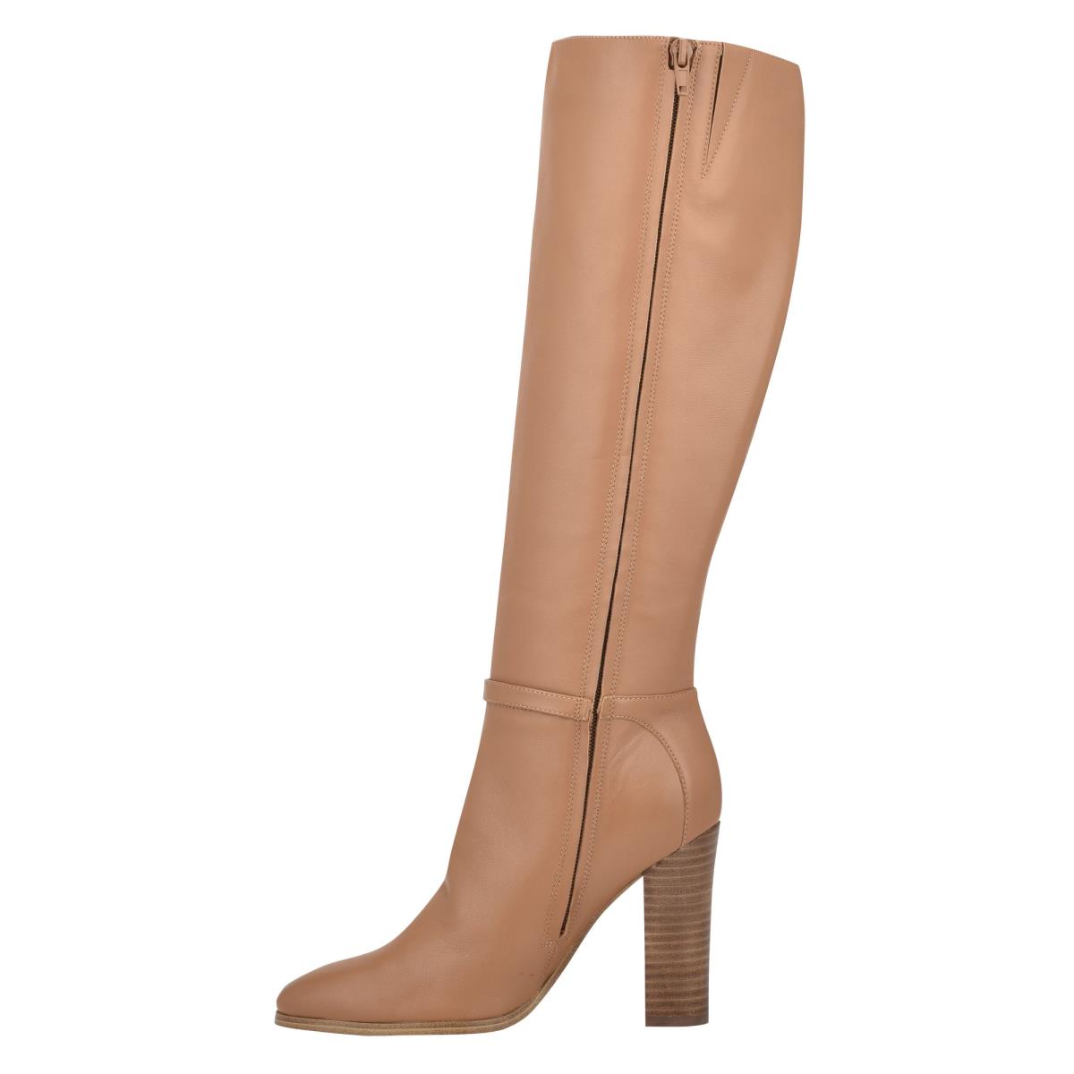 Nine West Kimy Hakken Laarzen Beige | 1420LVERX