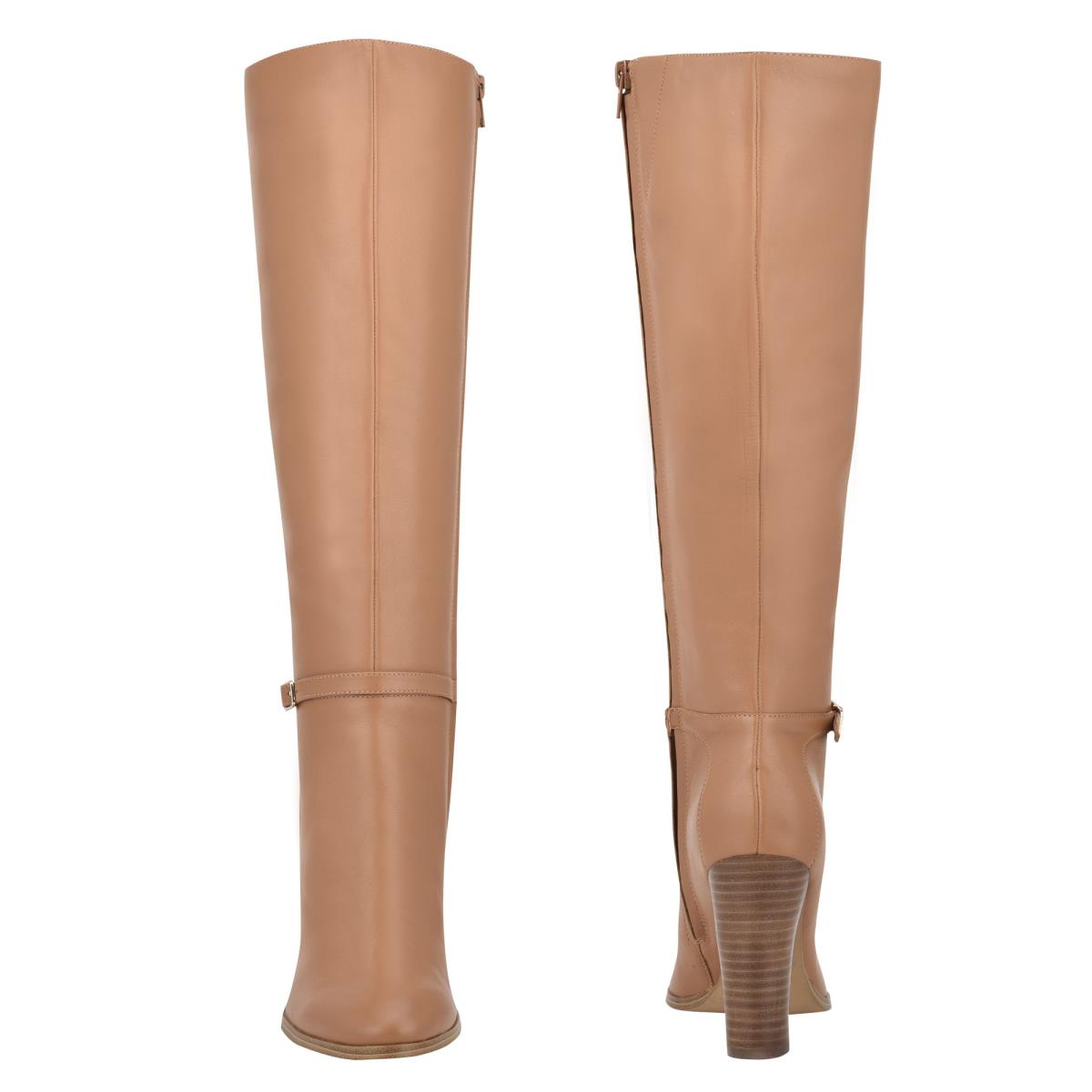 Nine West Kimy Hakken Laarzen Beige | 1420LVERX