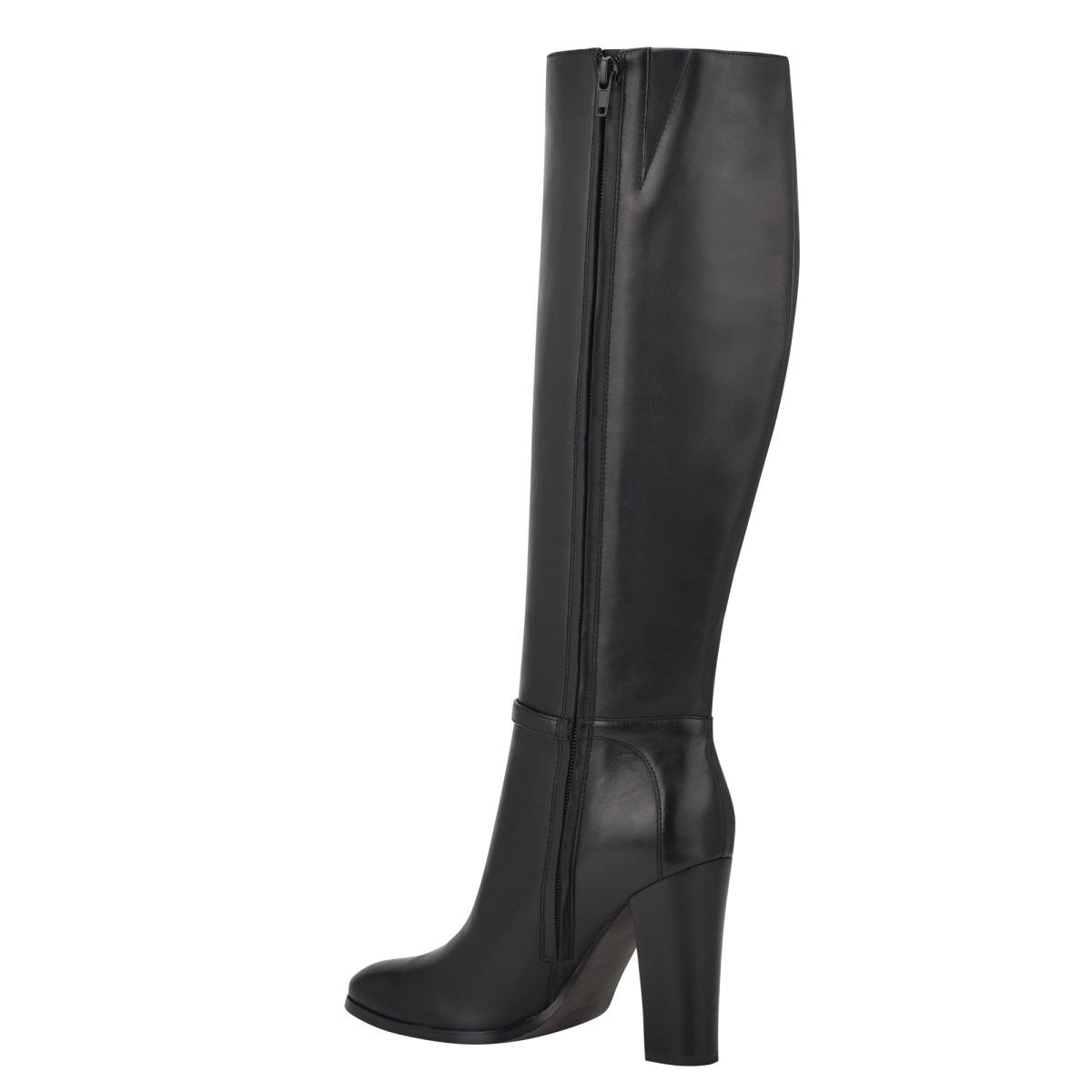 Nine West Kimy Hakken Laarzen Zwart | 7630KBNMH