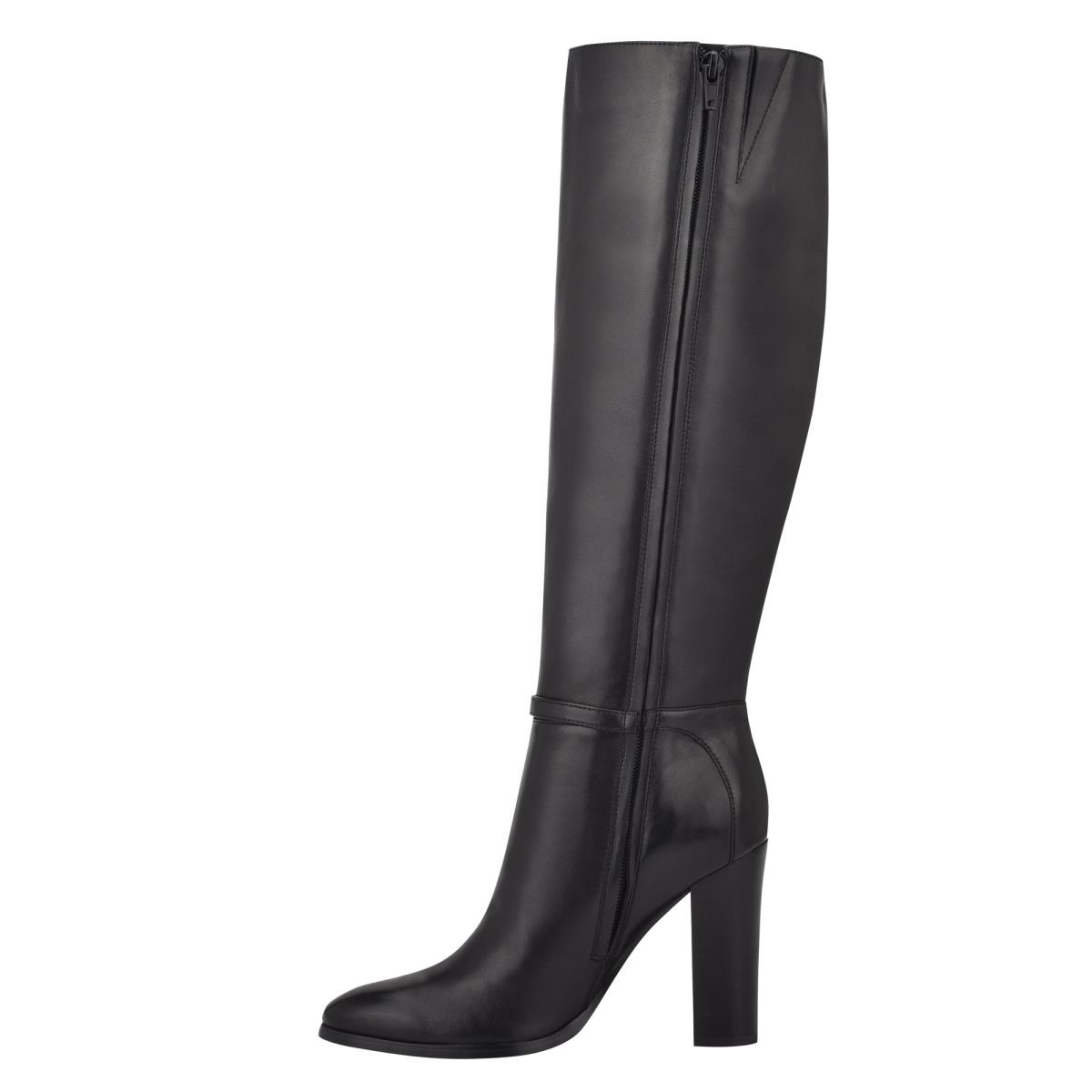 Nine West Kimy Hakken Laarzen Zwart | 7630KBNMH