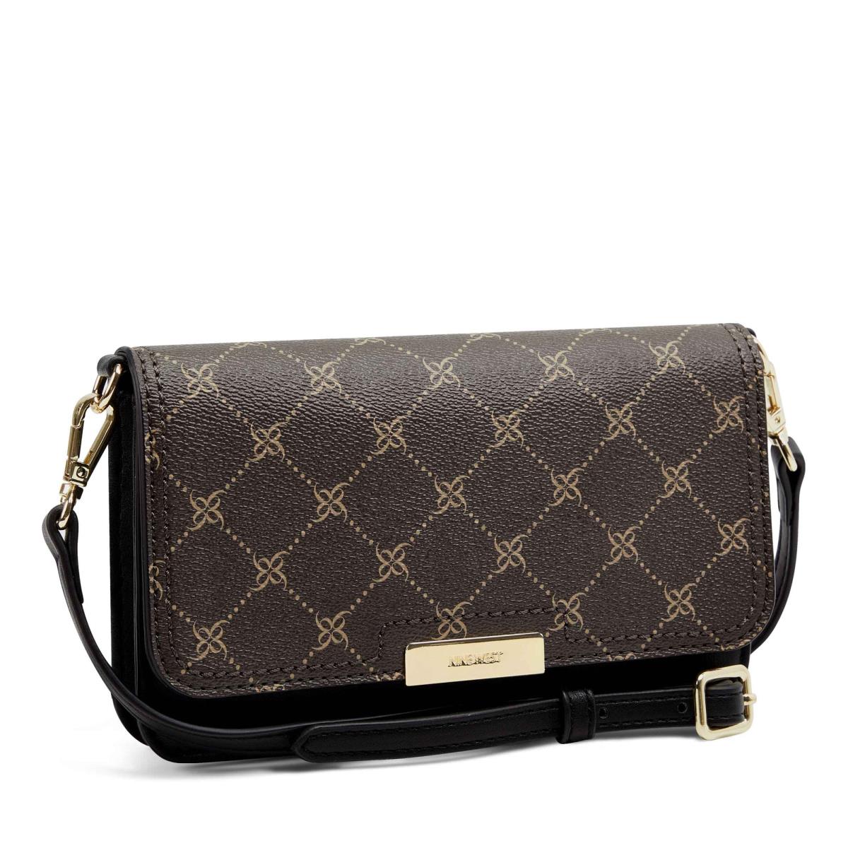 Nine West Lawson Wallet On A String Crossbodytassen Bruin Zwart | 0573NYPCA