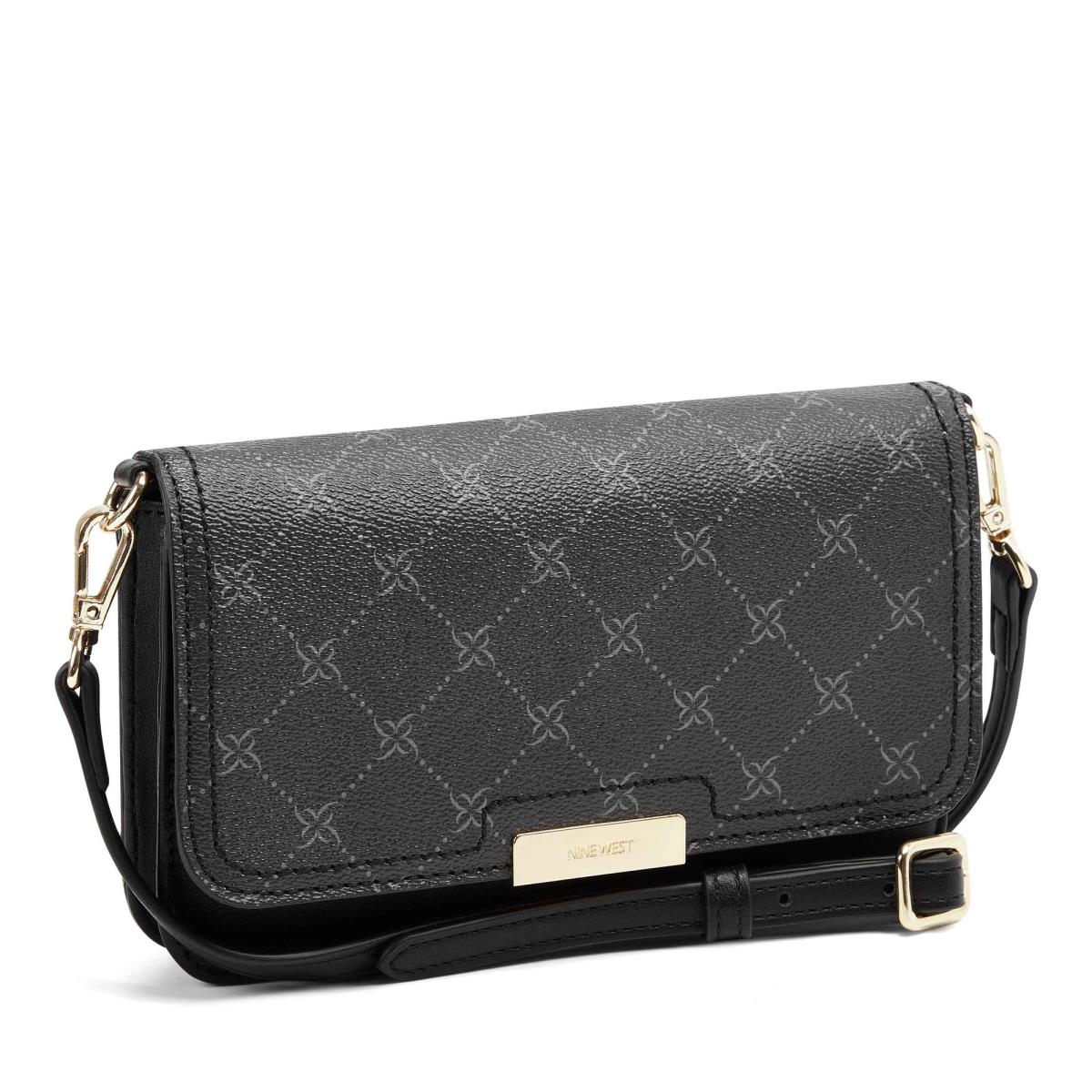 Nine West Lawson Wallet On A String Crossbodytassen Zwart | 2568ZUQTY