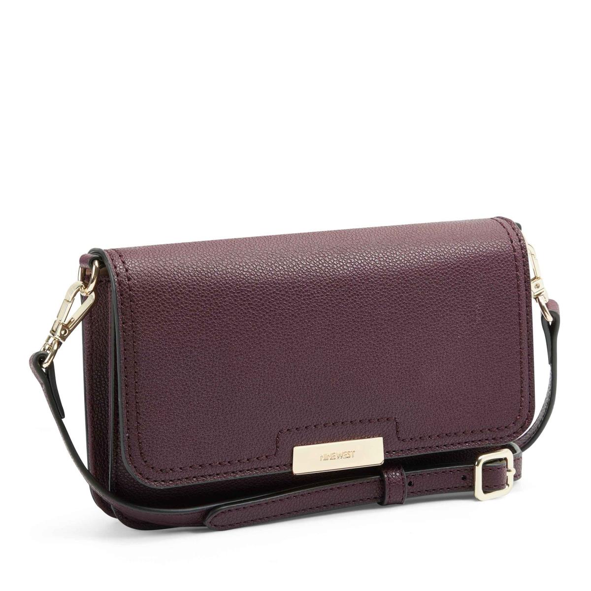 Nine West Lawson Wallet On A String Crossbodytassen Claret | 7238QHZGJ