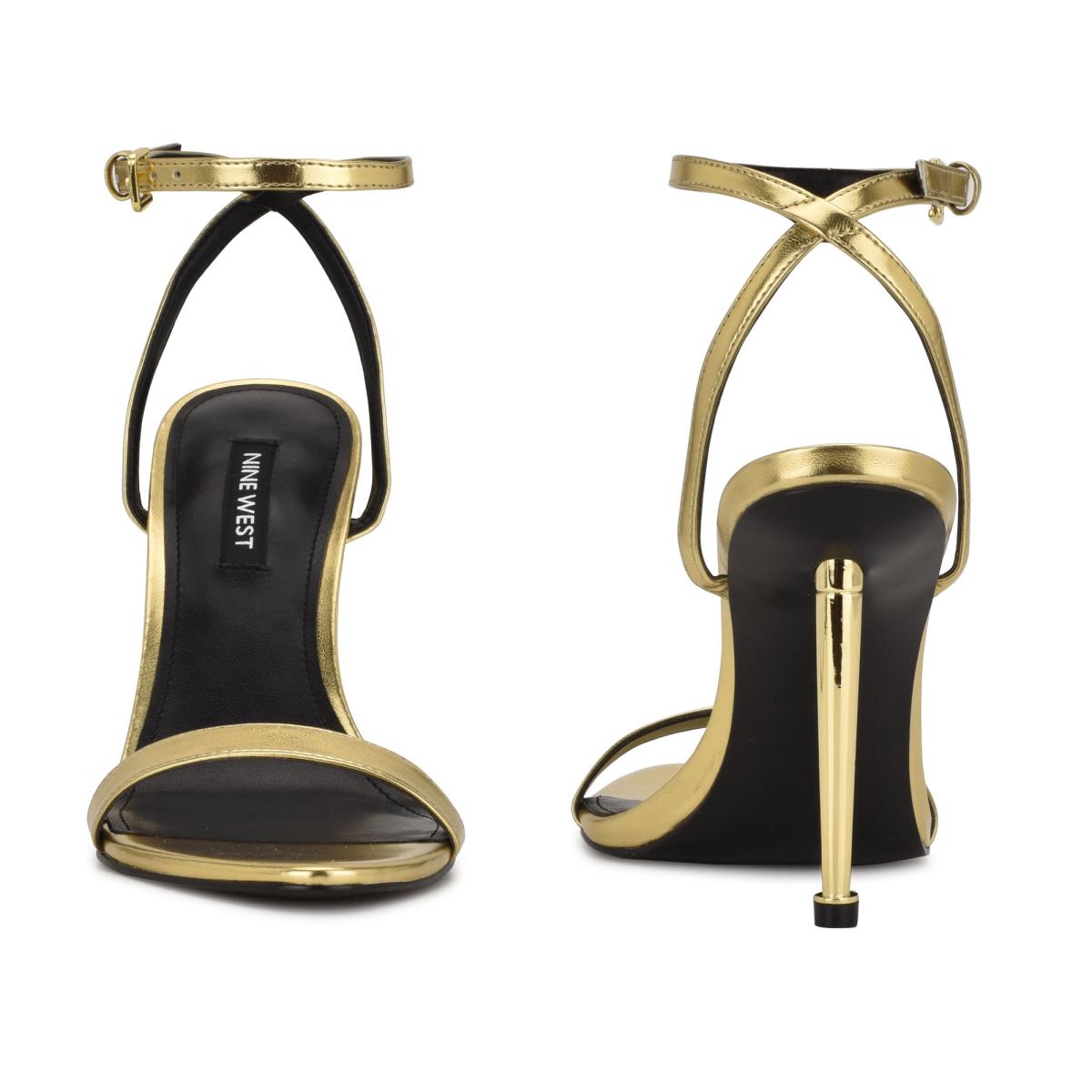 Nine West Reina Ankle Sandalen Met Riem Goud | 0967VHWBM