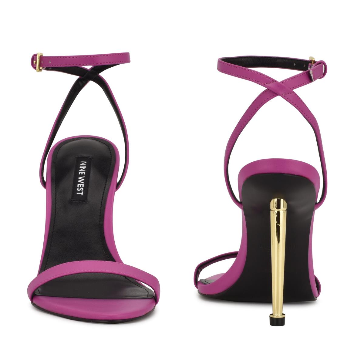 Nine West Reina Ankle Sandalen Met Riem Roze | 3982QAZUG