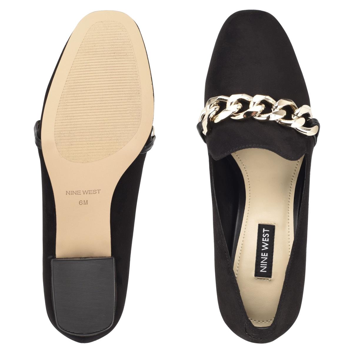 Nine West Remal Hak Loafers Zwart Zwart | 8176YDTBK