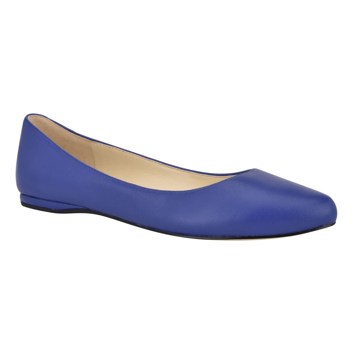 Nine West Speakup Almond Neus Ballerina Donkerblauw | 1052CYZVG