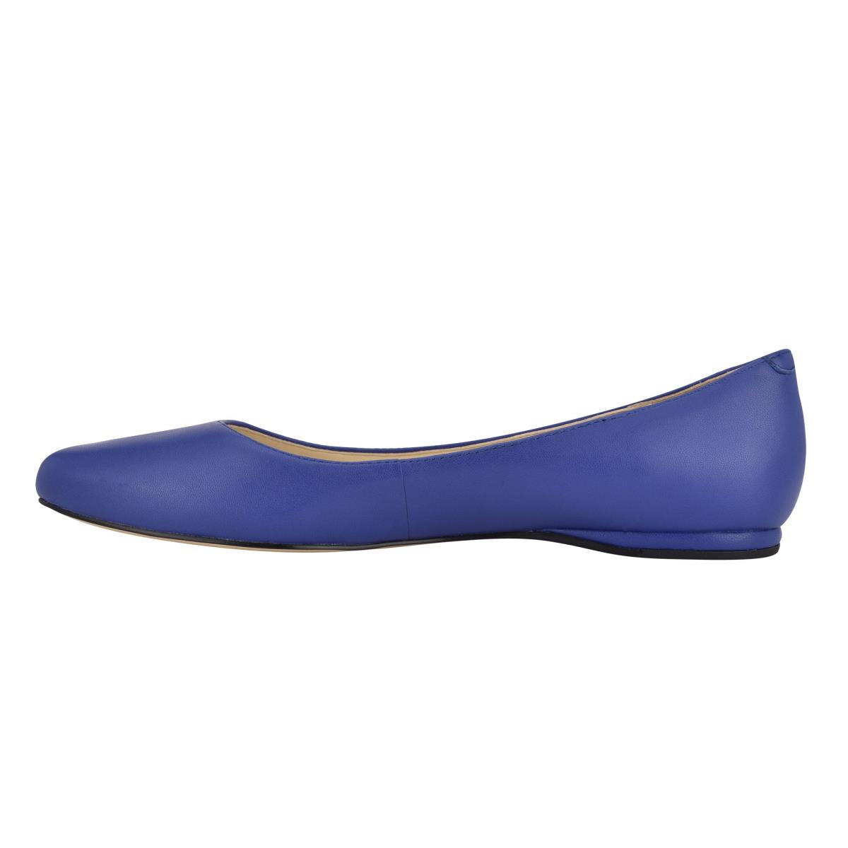 Nine West Speakup Almond Neus Ballerina Donkerblauw | 1052CYZVG