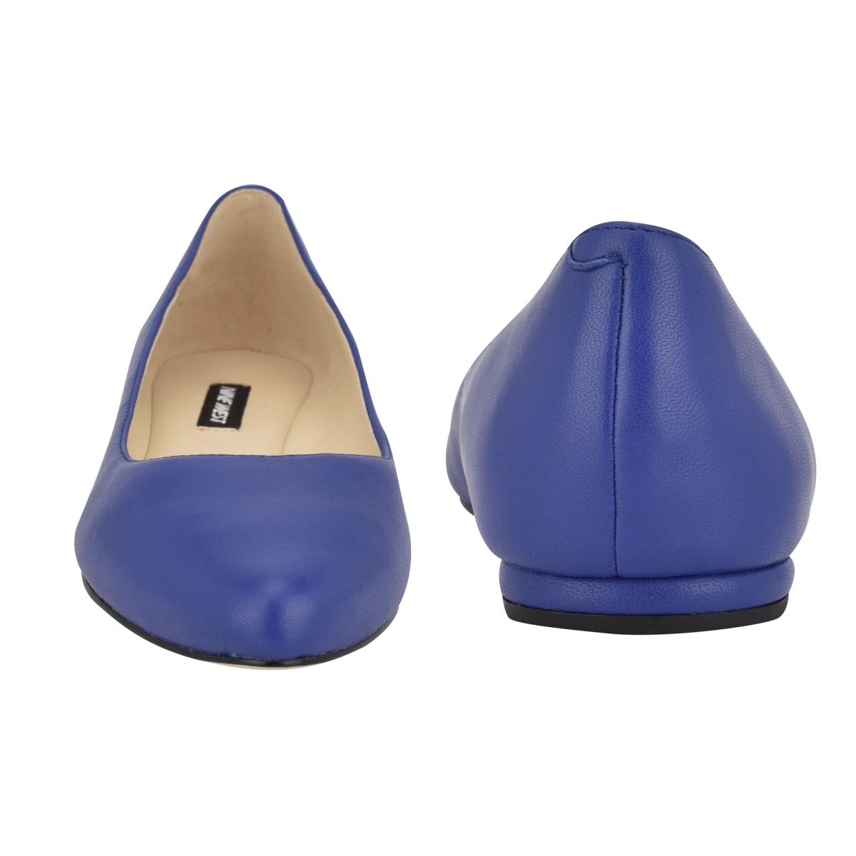 Nine West Speakup Almond Neus Ballerina Donkerblauw | 1052CYZVG