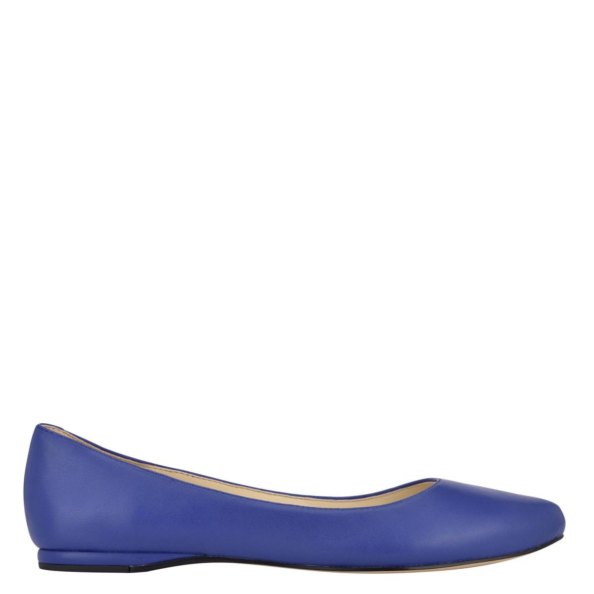 Nine West Speakup Almond Neus Ballerina Donkerblauw | 1052CYZVG