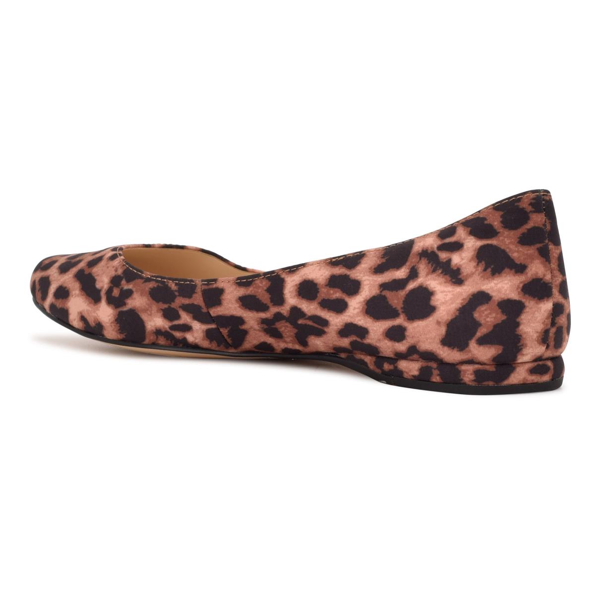 Nine West Speakup Almond Neus Ballerina Leopard | 9841MKWZO