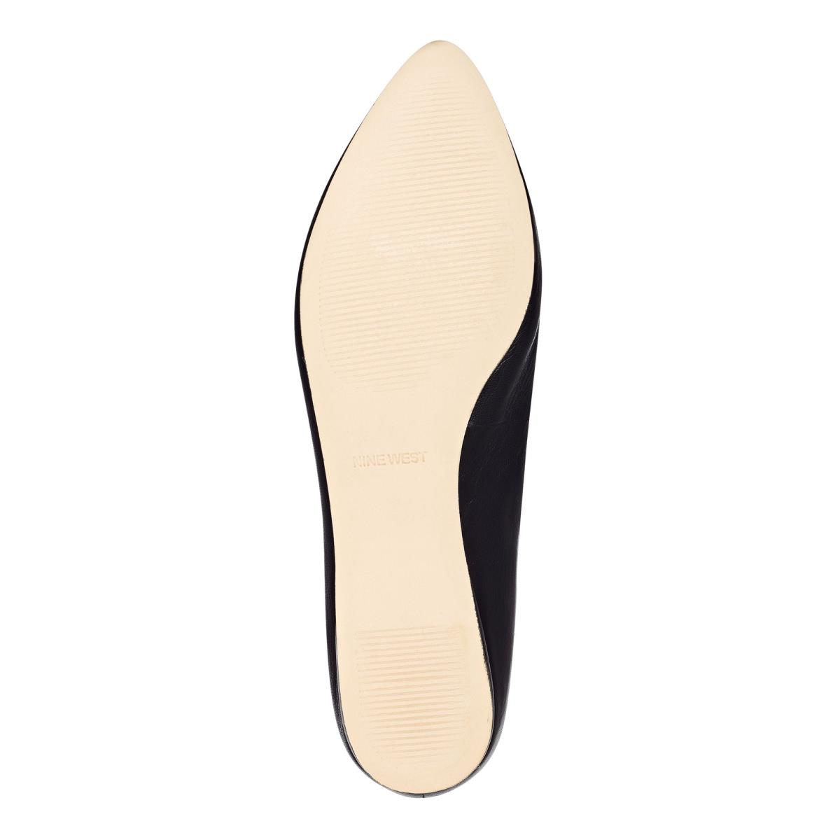 Nine West Speakup Almond Neus Flats Blauw | 2746XJOKN