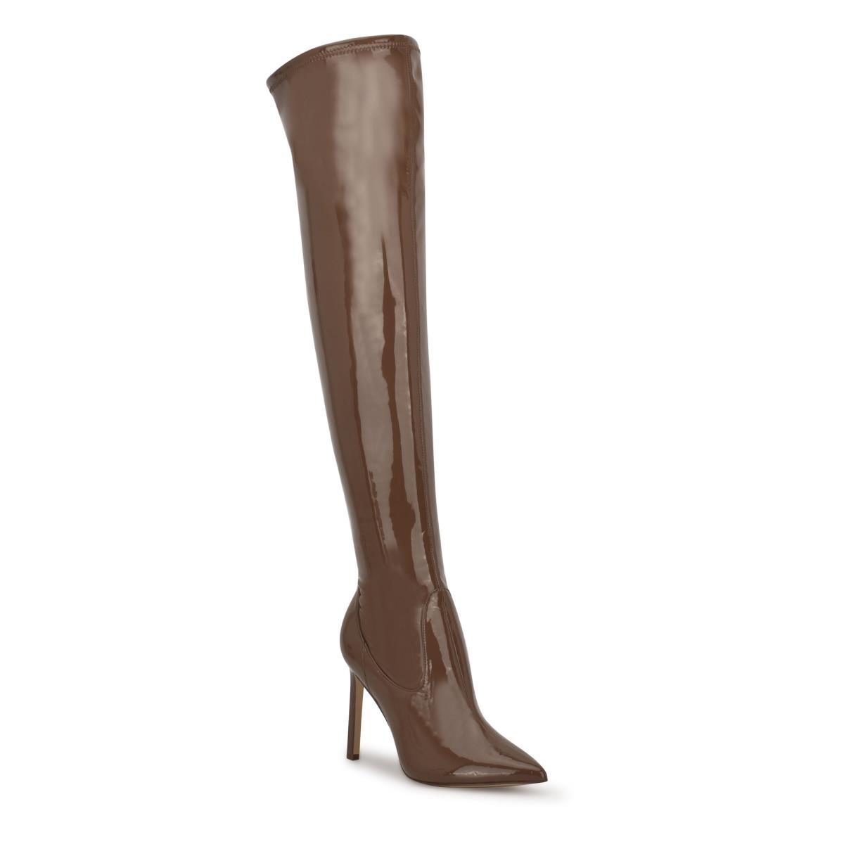 Nine West Tacy Over The Knee Laarzen Bruin | 6751OMNGA