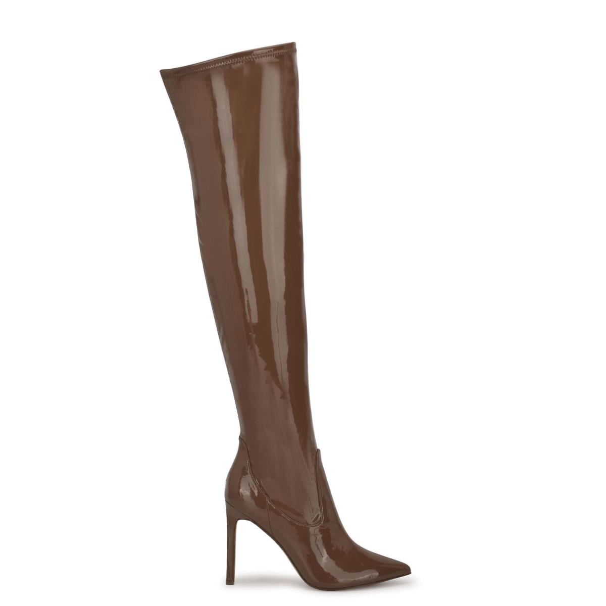 Nine West Tacy Over The Knee Laarzen Bruin | 6751OMNGA