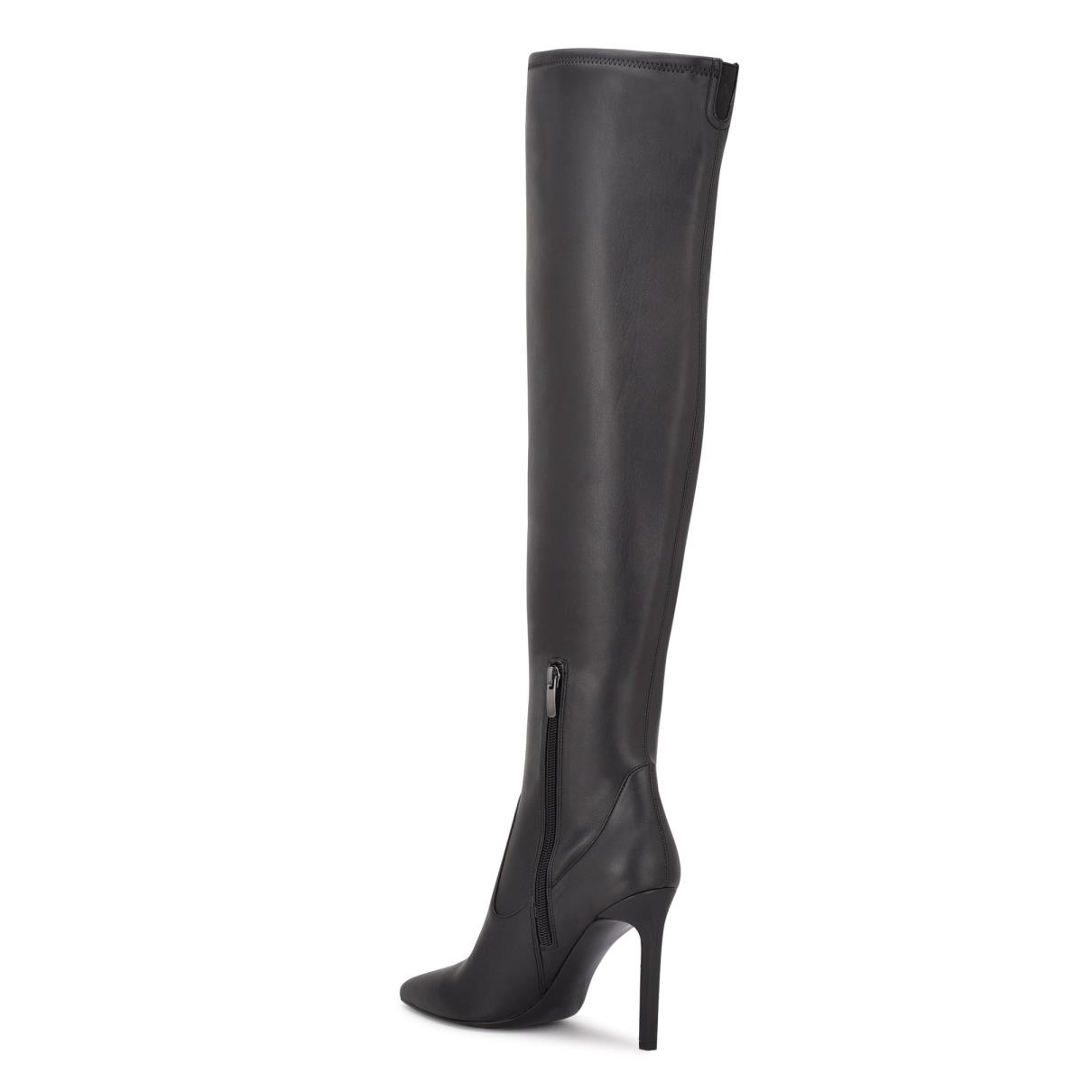 Nine West Tacy Over The Knee Laarzen Zwart | 4287NMWRT