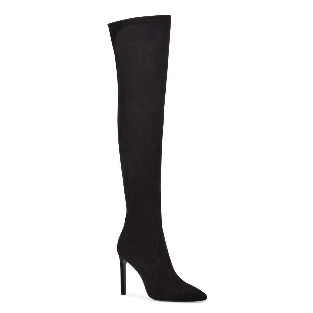 Nine West Tacy Over The Knee Laarzen Zwart | 4628RUCMN