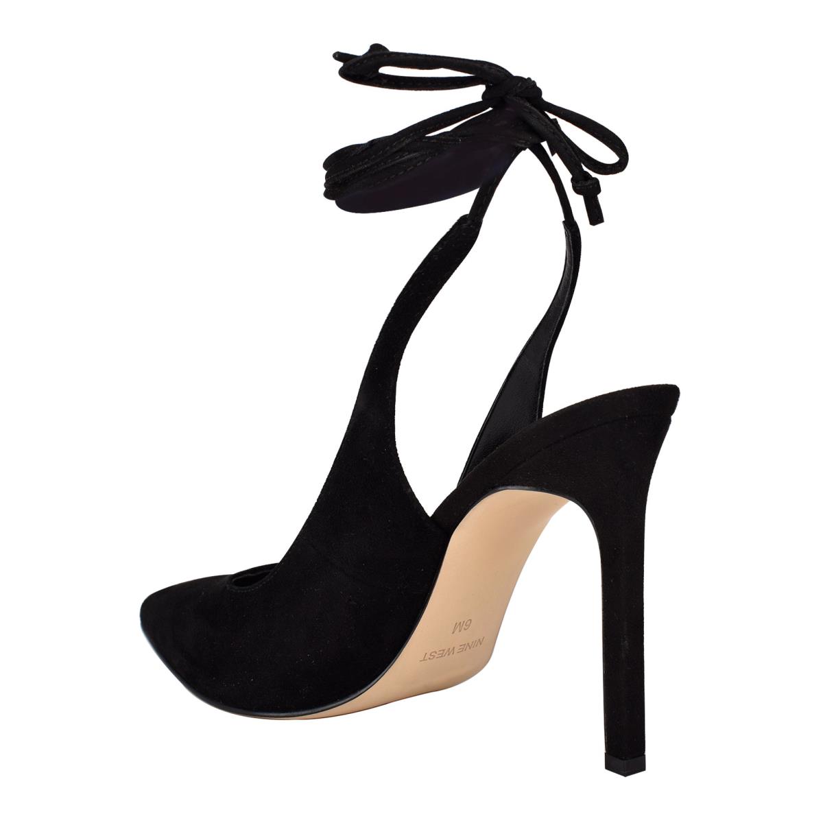 Nine West Talon Ankle Wrap Jurken Pumps Zwart | 4153FWURV