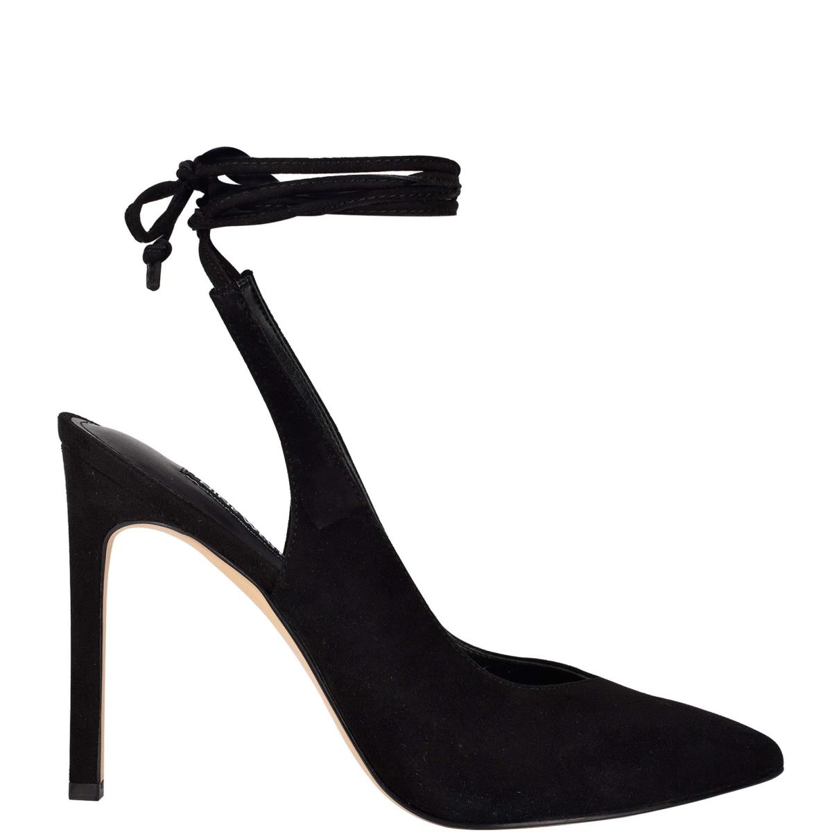 Nine West Talon Ankle Wrap Jurken Pumps Zwart | 4153FWURV