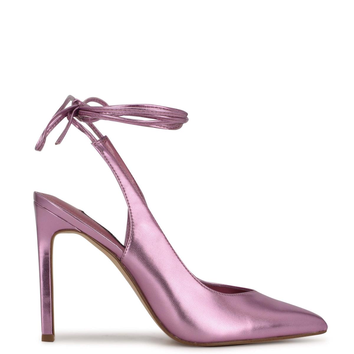 Nine West Talon Ankle Wrap Jurken Pumps Roze | 6735NQFHC