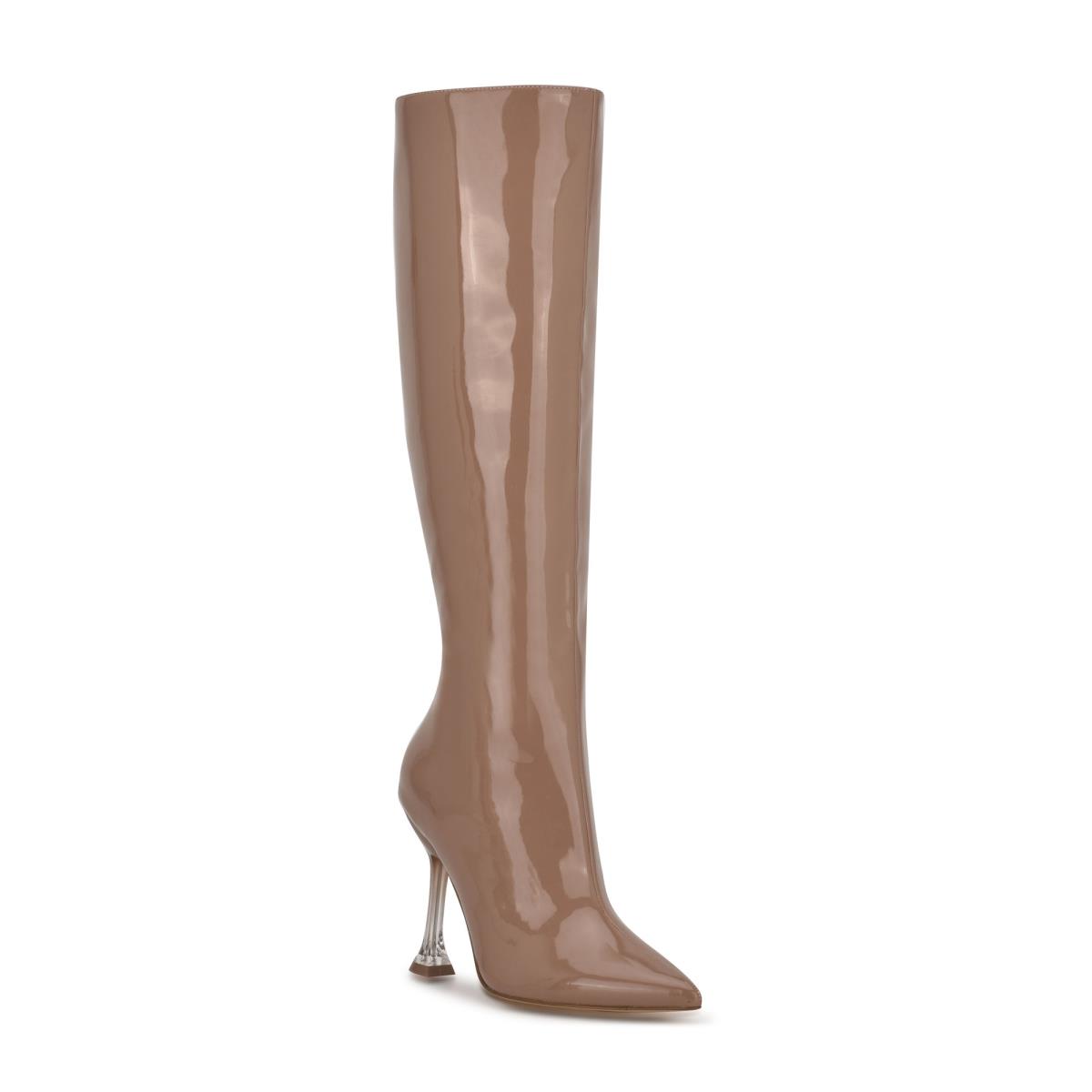 Nine West Talya Jurk Laarzen Bruin | 9563RSDAP