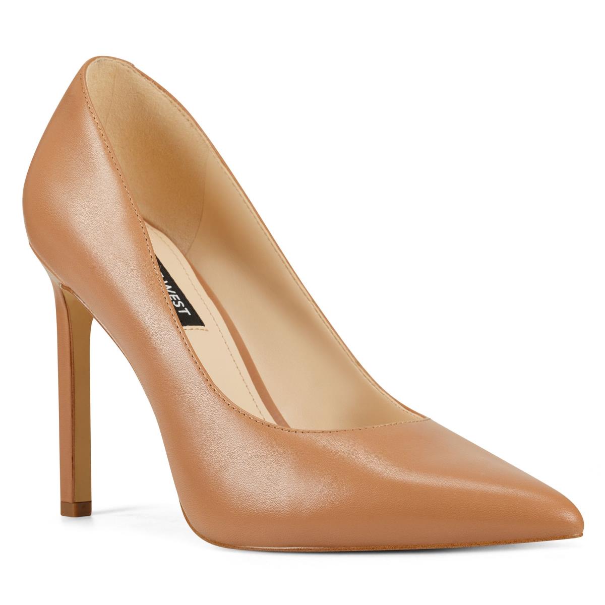 Nine West Tatiana Pointy Neus Pumps Beige | 6981MGZQV