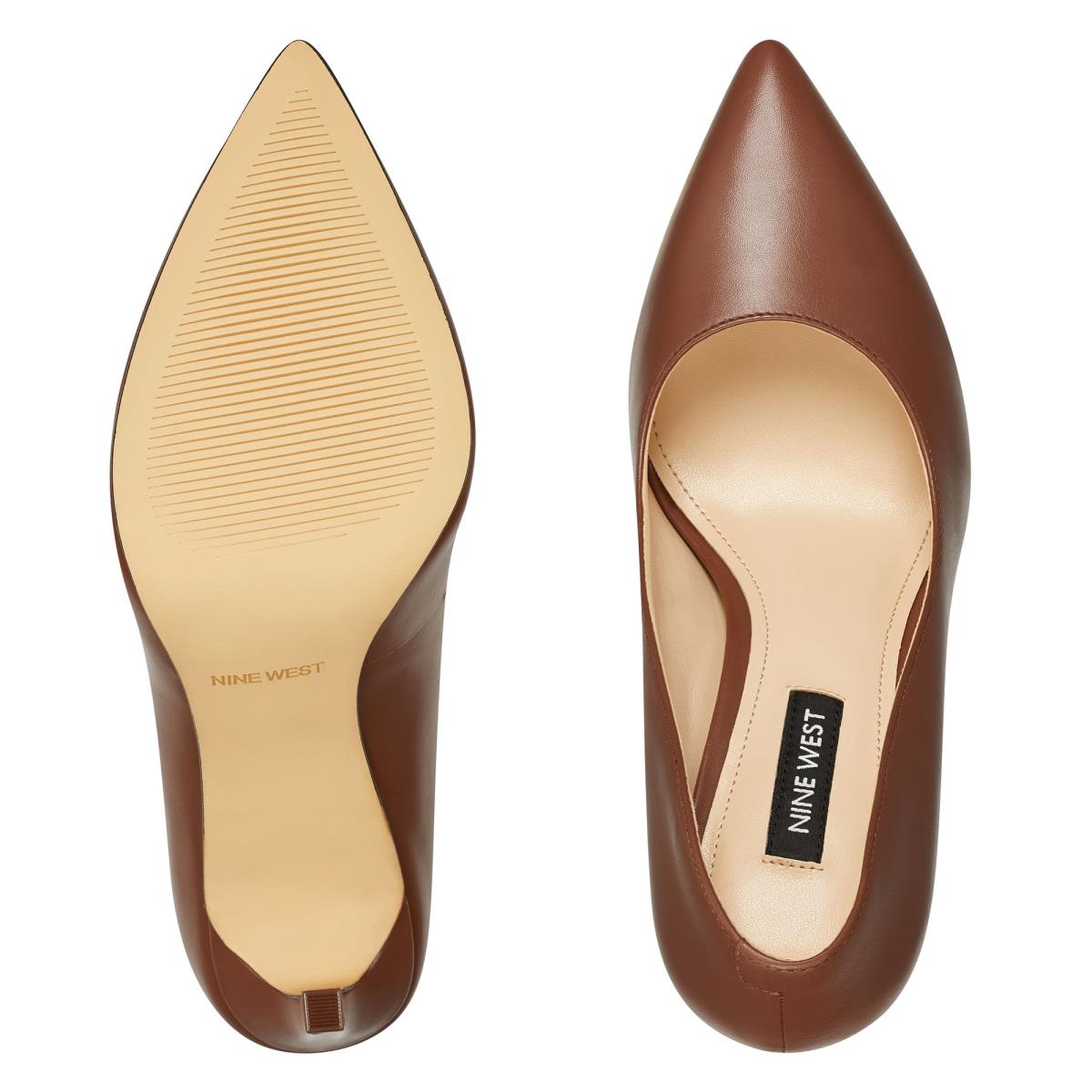 Nine West Tatiana Pointy Neus Pumps Bruin | 6475FKUTY