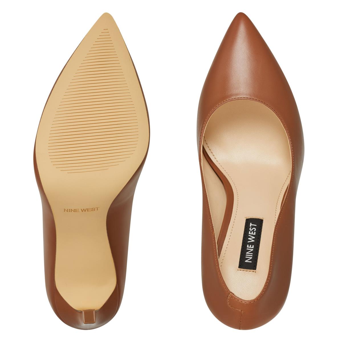 Nine West Tatiana Pointy Neus Pumps Lichtbruin | 3297LTUWY