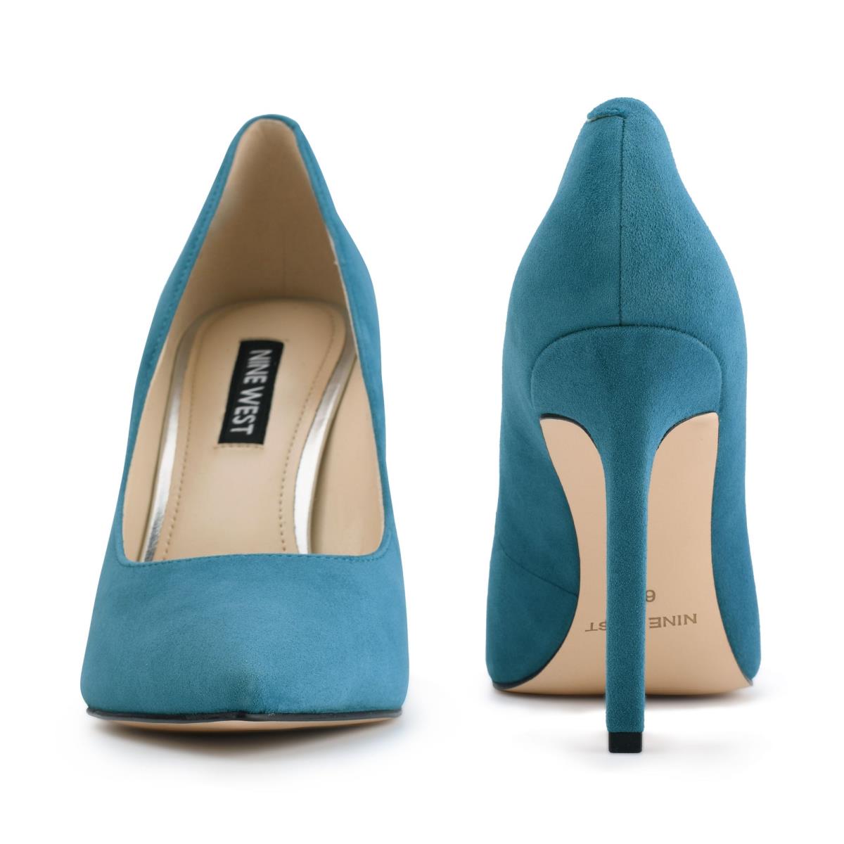 Nine West Tatiana Pointy Neus Pumps Turquoise | 9653VLTZS