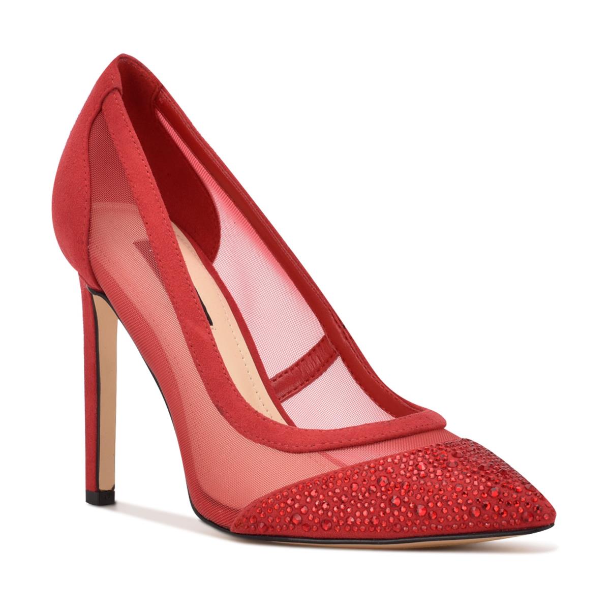 Nine West Tayen Jurken Pumps Rood | 2867QUFMA