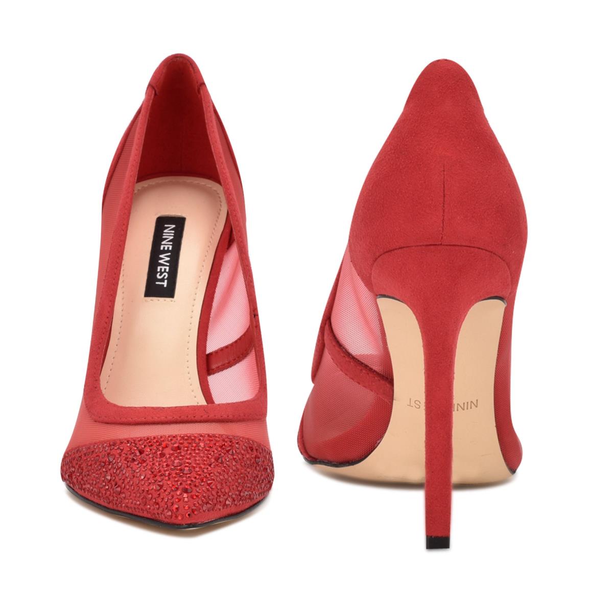 Nine West Tayen Jurken Pumps Rood | 2867QUFMA