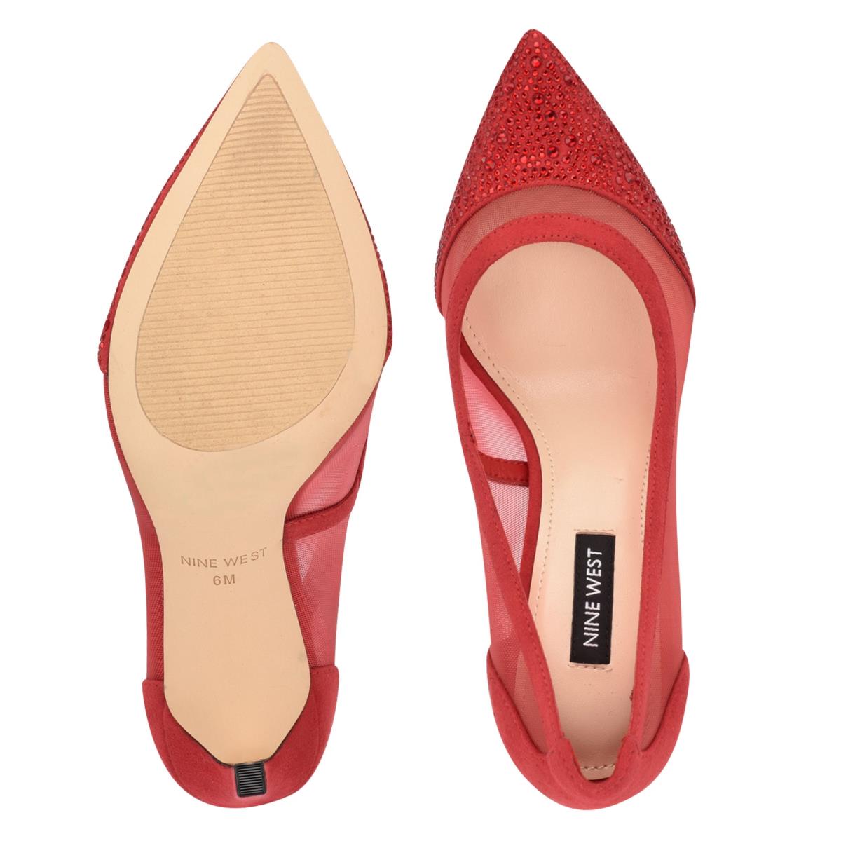 Nine West Tayen Jurken Pumps Rood | 2867QUFMA