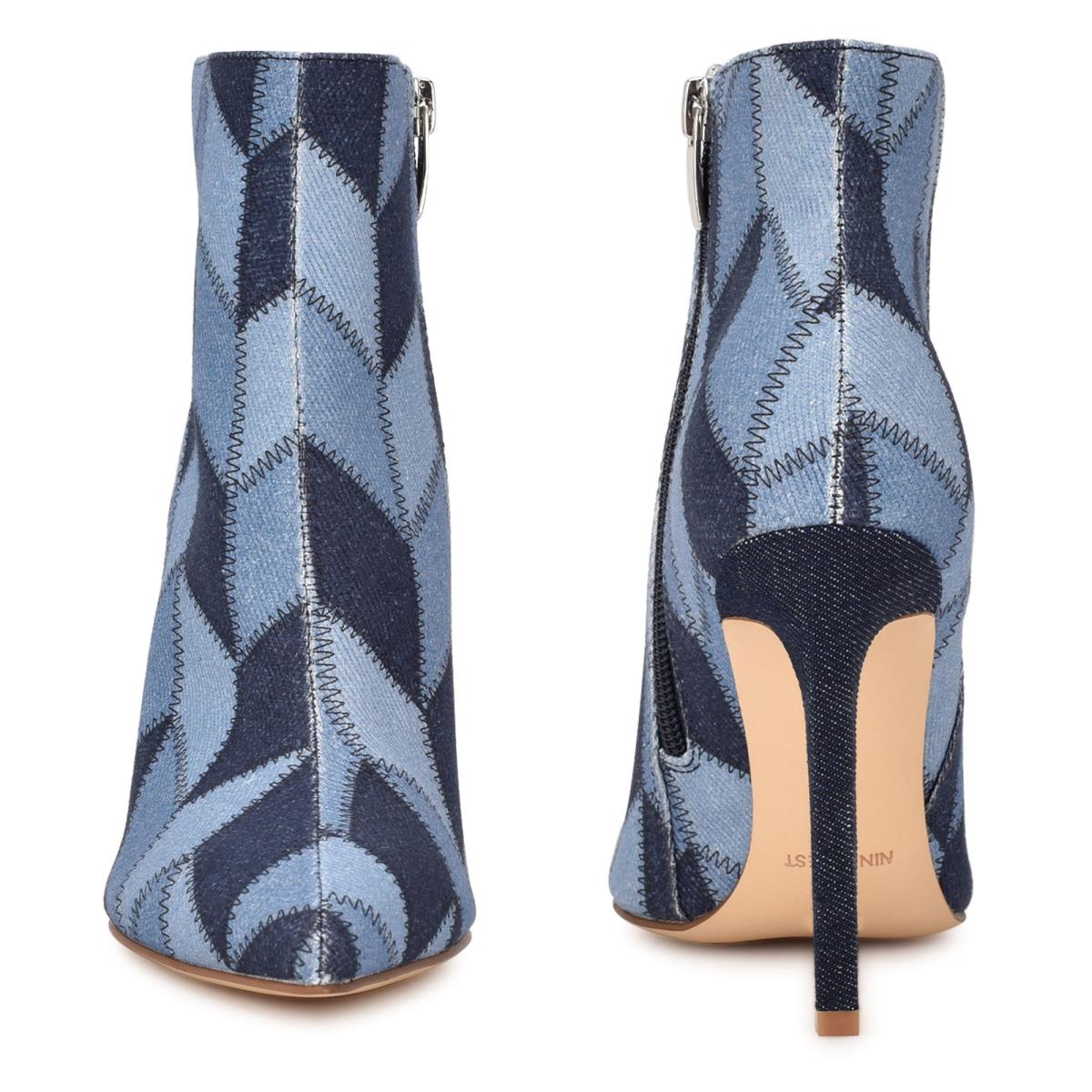 Nine West Tennon Jurken Bootie Laarzen Blauw | 9875PQFWY