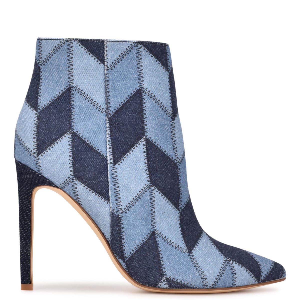 Nine West Tennon Jurken Bootie Laarzen Blauw | 9875PQFWY