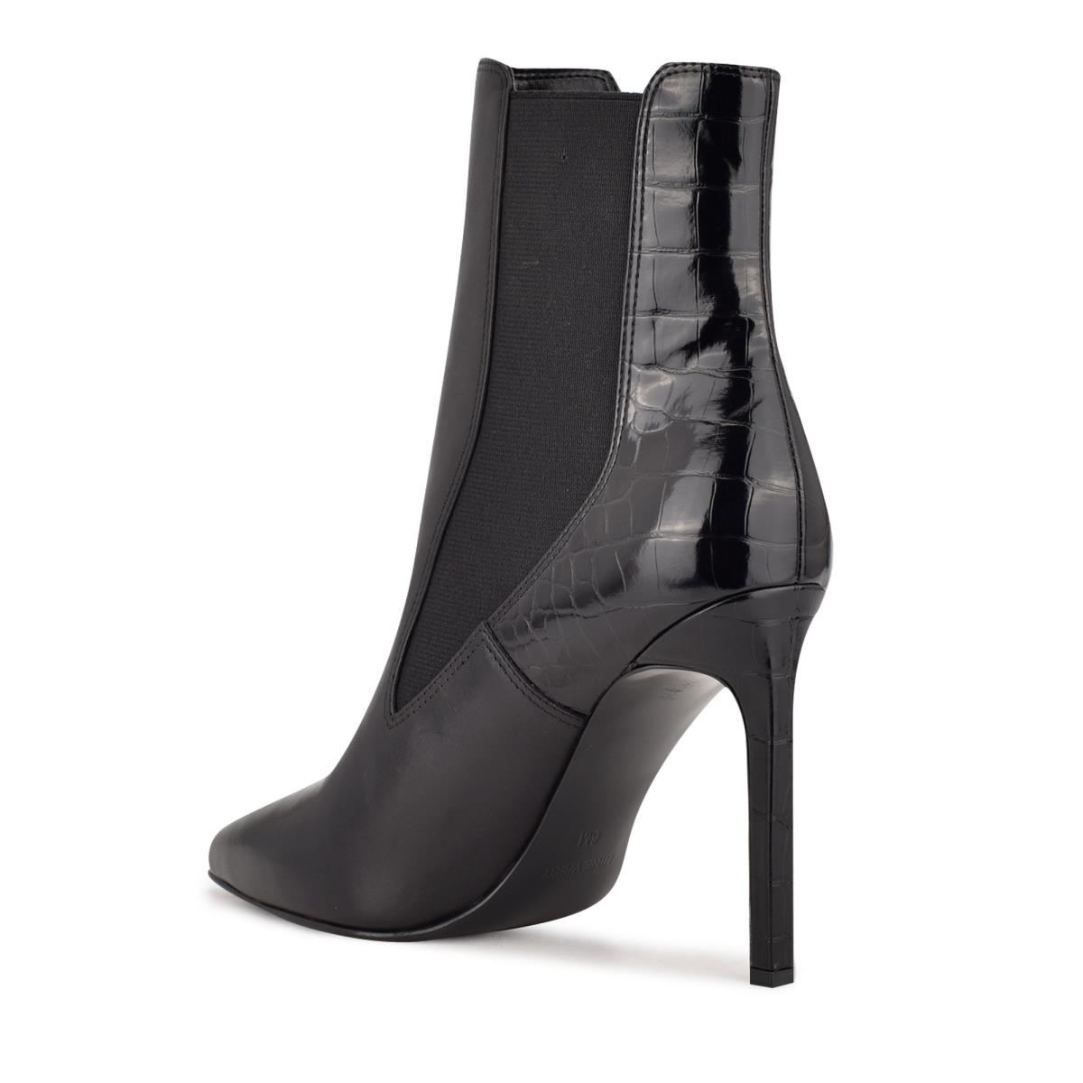 Nine West Topit Jurken Laarzen Zwart | 7498OJFMB