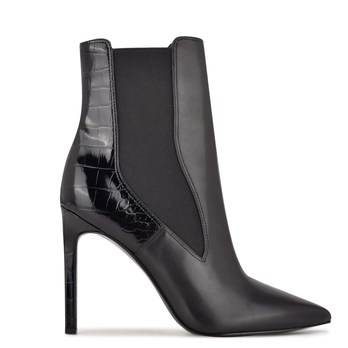 Nine West Topit Jurken Laarzen Zwart | 7498OJFMB